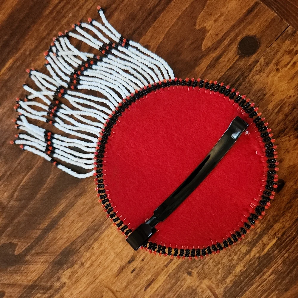 NWOT Navajo Native American Hand‎ Beaded Barrette